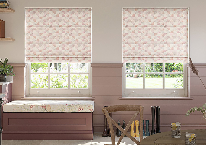 Mosaic Tile, Sweetheart - Roman Blind - Image 3